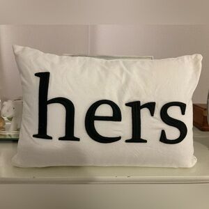 Decorative Pillow Hers